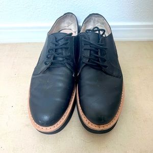 Zara Derby Platform Loafer Shoes
